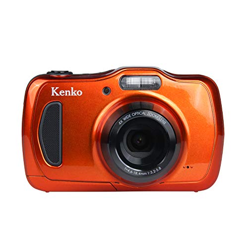 おしゃれ Kenko デジタルカメラ Dsc0wp 防塵 防水 Ip58 16万画素 光学4倍ズーム 1m耐衝撃 オレンジ 4385 セール Rockologyutah Com