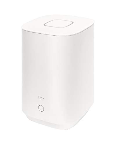 [山善] スチーム式 加湿器 加熱式 上部給水方式 (木造~10畳 / プレハブ洋室~17畳) (最大加湿 600ml) (タンク容量 4L) 急速加湿 ホワイト KS-MK40(W) [メーカー保証1年]