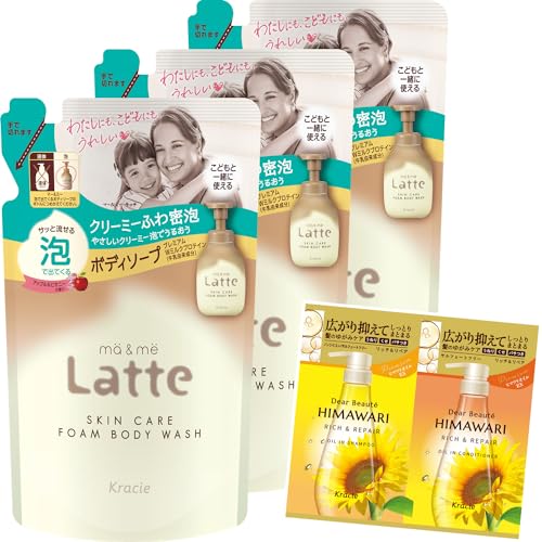 泡タイプ---/-/-・Style:泡タイプPatternName:3.詰め替え(おまけ付き)・??【 大人 と こども の肌の うるおい をやさしく守る】 肌の水分量が少なくカサカサになりやすいこどもの肌 と 水分が失われやすく乾燥しがちなママの肌 を同時にケア。肌のうるおいバリアを守って、しっとり洗いあげます。・??【 こども と一緒に使える 泡 タイプの ボディソープ 】 うるおい を残しながら全身をやさしく洗う ベビーソープ 。クリーミーな 濃密泡 なのにサッと洗い流せるため、洗浄剤が肌に残らず、こどもの肌に負担をかけないやさしい設計。植物由来アミノ酸系洗浄成分配合。サルフェートフリー（硫酸系界面活性剤不使用）処方。・??【片手でも簡単親子で押しやすいポンプヘッド】ポンプヘッドが平たく大きいため、こどもの小さな手でも、こどもを抱えながらの片手（親指）でも押しやすい。・??【香り】やさしく包み込むアップル＆ピオニーの香り。・??【開発の想い】おふろの時間は、おはなしの時間。いろんなことがあった一日のおわり。今日は何があったかな。明日もいいことあるかな。や商品紹介 ●変化を感じるおとなの肌と成長過程のこどもの肌に●泡で出てくるボディソープ●やさしいクリーミーなふわ密泡でうるおいバリアを守って洗う●保湿成分プレミアムWミルクプロテイン配合●うるおいバリア成分：セラミド＋酵母エキス＋BG（うるおい保護）配合●植物由来アミノ酸系洗浄成分●サッと流せる●やさしく包みこむアップル&ピオニーの香り●サルフェートフリー・パッチテスト済●こどもと一緒に使える 原材料・成分 水、グリセリン、DPG、ミリスチン酸、ラウリン酸、ラウリルヒドロキシスルタイン、水酸化K、ラウレス−100、ラウラミドプロピルベタイン、ココベタイン、ラウリルグルコシド、加水分解酵母、グルコシルセラミド、ラクトフェリン（牛乳）、乳酸桿菌／乳発酵液（牛乳）、グリチルリチン酸2K、BG、ラウロイルヒドロキシエチル−β−アラニンNa、ステアリン酸、エタノール、炭酸Na、トコフェロール、α−グルカン、ポリソルベート20、EDTA−2Na、フェノキシエタノール、メチルパラベン、香料 使用方法 ●お肌をぬらし、1〜2プッシュずつ泡を手にとり、お肌にやさしくのばしながら洗い、その後洗い流してください。●大人の身体で計6〜10プッシュ分、子どもの身体で計4〜6プッシュ分が適量の目安です。 安全警告 ●お肌に合わないとき、また傷、湿しん等、異常のあるときは使用しないでください。●使用中、赤み、かゆみ、刺激等の異常が現れたときは使用を中止し、皮フ科専門医等へのご相談をおすすめします。そのまま使用を続けると症状が悪化することがあります。●目に入ったときは、すぐ洗い流してください。●お子さまがご使用になるときは、必ず保護者の監督のもとで使用させてください。●乳幼児の手の届かないところに保管してください。●極端に温度の高いところや低いところ、直射日光のあたるところには、置かないでください。●乳製品に対してアレルギーをお持ちの方は、医師にご相談いただくか、ご使用をお控えください。