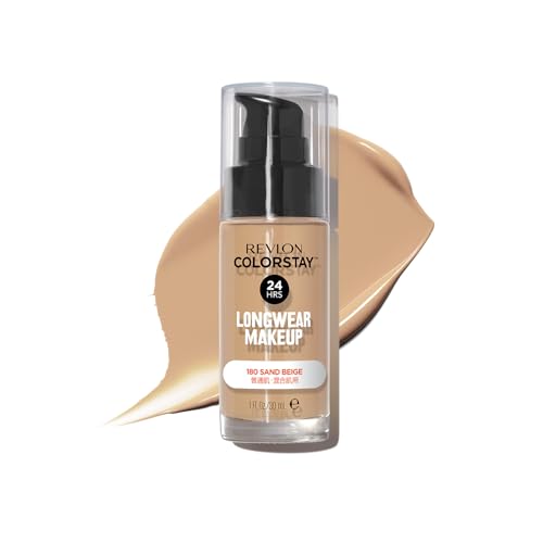 レブロン カラーステイ ロングウェア メイクアップ 180 サンド ベージュ (カラーイメージ：自然な肌色)..