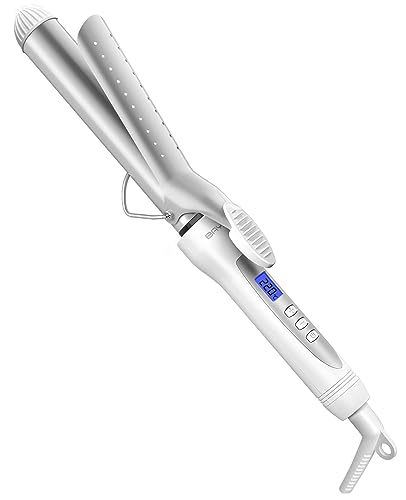 BAYATA コテ 32mm ヘアアイロン カールアイロン 100℃〜220℃調節可能 25段階温度調節 プロ仕様 100V-240..