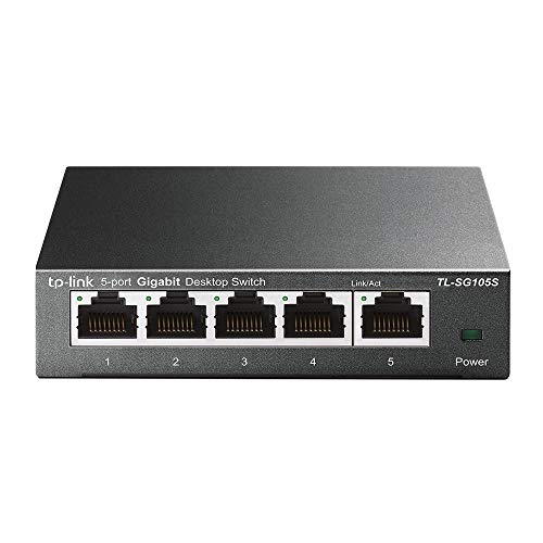 TP-Link 5ポート スイッチングハブ 10/100/1000Mbps ギガビット 金属筺体 設定不要 メーカーライフタイム TL-SG10