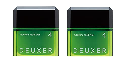 ナンバースリー DEUXER(デューサー) ミディアムハードワックス4(2個セット) ヘアワックス フローラルベリー グリーン 160グラム (