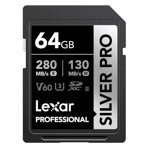 Lexar Professional SDXC 64GB SILVER PRO UHS-II V60 最大読取280MB/s 最大書込130MB