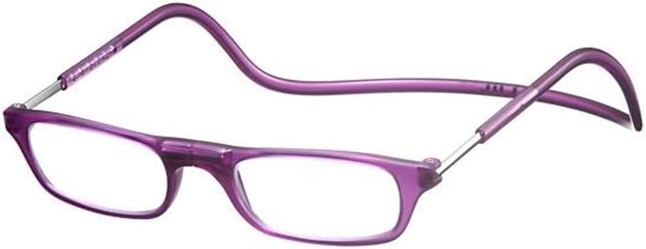 (クリックリーダー)Clic Readers 老眼鏡・リーディンググラス パープル +3.50