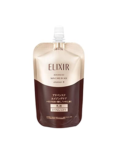 ELIXIR エリクシール アドバンスド エマルジョン T 3(とてもしっとり) 110mL つめかえ用 乳液 ハリ うるおい つや玉 エイジン