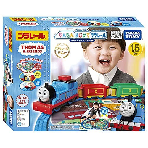 樂天商城 - タカラトミー 『 プラレール トーマス ぷっしゅでゴー かんたんはじめてプラレール きかんしゃトーマスセット 』 電車 列車 おもちゃ 1歳半