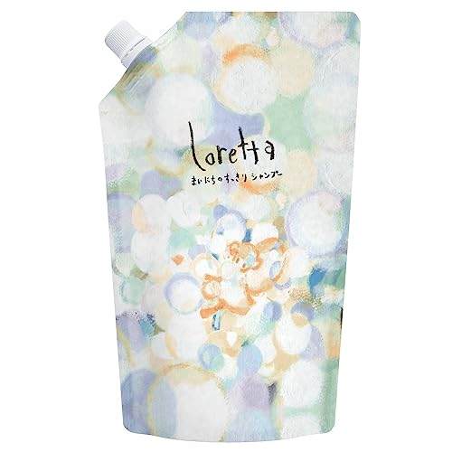 ロレッタ まいにちのすっきりシャンプー 詰め替え 500mL [泡立ち 頭皮ケア 地肌ケア ヘアケア すっきり さっぱり さらさら 指通り シア