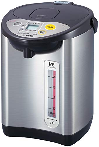 省スチーム/節電ブラウン/3.0L/PIL-A300-T・パッケージ個数:1・蒸気量約1/2カットの省スチーム沸とう・2時間以上使わなければ、自動的に保温を5℃下げる「省エネコース」・5段階の節電タイマー付き・4段階の保温温度選択・・・お料理の下ごしらえやコーヒー、お茶などの最適湯温を手軽に使うことが可能・本体サイズ(約):幅21.2×奥行28.0×高さ29.5cm 本体重量:約2.7Kg電気ポット