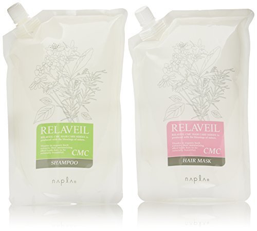 Rakuten - ナプラ リラベール CMCシャンプー 1000ml & CMCヘアマスク 1000g 2個アソート