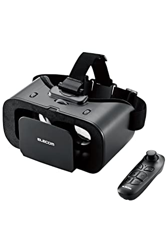 エレコム VRゴーグル & リモコン 360度 目幅調整 ピント調整 メガネ対応 非球面光...