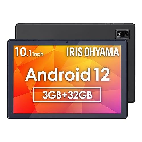 アイリスオーヤマ タブレット 10インチ wi-fiモデル Android12 動画視聴 日本語サポート 1280x800 メモリ3GB ストレ