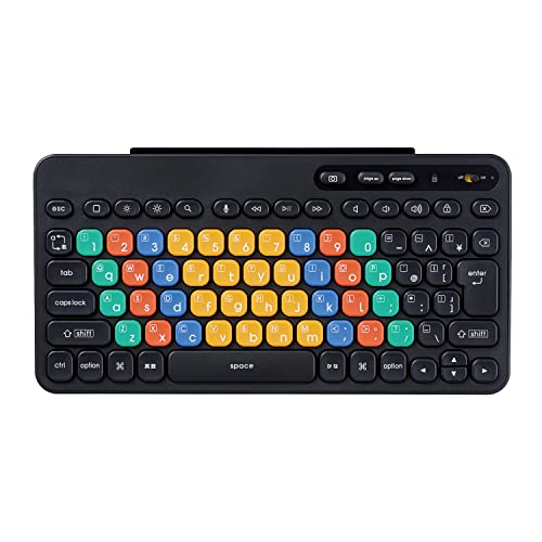 エレコム ワイヤレスキーボード Bluetooth 子供用 パソコン学習 プログラミング KEY PALETTO キーパレット 大阪電気通信大学(2.0)