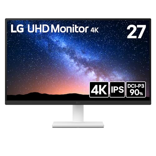 LG モニター ディスプレイ 27US500-W 27インチ/4K(3840×2160)/IPS/約10.7億色表示(8bit+FRC)/DCI