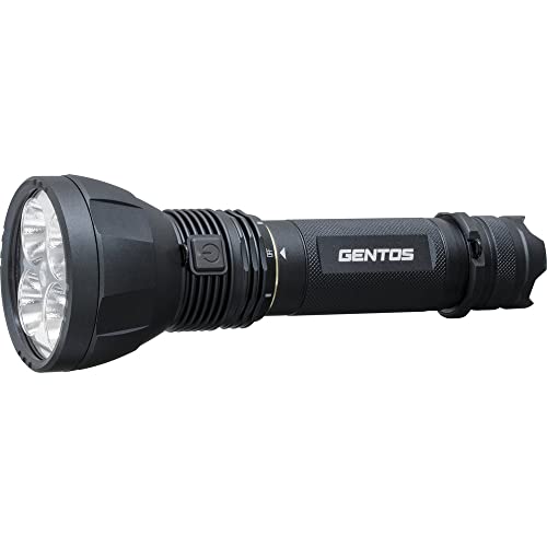 13000ルーメン/充電式 UT-618R-/95.3273.0mm/UT-618R・Style:13000ルーメン/充電式 UT-618R・パッケージ個数:1・サイズ:約直径95.3×273mm・本体重量:約1244g・セット内容・付属品:本体、ショルダーストラップ、専用充電池、専用充電ケーブル・明るさ:Ultimate/13000ルーメン、Max/5000ルーメン、High/1600ルーメン、Mid/500ルーメン、Eco/100ルーメン、点滅/1600ルーメン・使用電池:専用充電池究極の明るさ 13000ルーメンのフラッシュライト 【リフレクタータイプ】 リフレクターとは、光を反射させる反射板のこと 光源の周囲にリフレクターを配置することで広範囲をキレイに照射する事ができる また、リフレクターにより光が中央に集光されるため長距離照射も可能 【バッテリーインジケーター】 電池容量低下をお知らせ 【チャージングインジケーター】 充電中の充電状態をお知らせ 【デュアルスイッチシステム】 メインスイッチとモードセレクターの2つのスイッチで誤点灯を防ぐ 5段階調光機能 + クイックフラッシュ搭載 インスタントオフスイッチ機能 AC充電式
