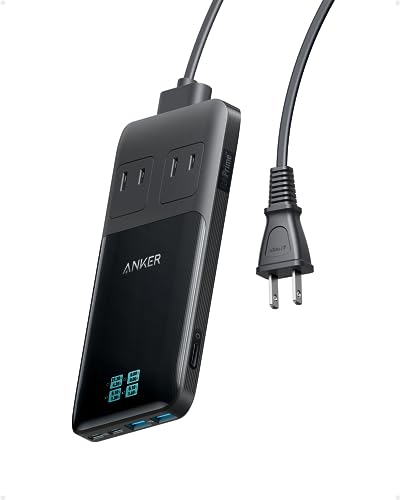 Anker Prime Charging Station (6-in-1 140W) 【独自技術Anker GaNPrime採用/コンセント差込