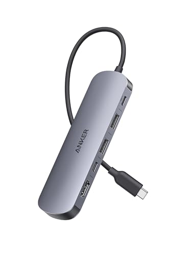 樂天商城 - Anker Nano USB-C ハブ(7-in-1 4K HDMI) HDMIポート4K 60Hz対応、5Gbps 高速データ転送 USB-C