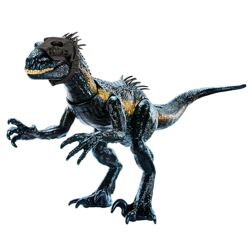 樂天商城 - マテル ジュラシックワールド(JURASSIC WORLD) スーパーアクションインドラプトル 【全長：約41cm】【恐竜 おもちゃ】【4才~】