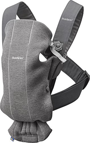 BabyBjorn(ベビービョルン) 抱っこ紐 【日本正規品付】 ベビーキャリア MINI 3D ジャージー ダークグレー 021084 1個