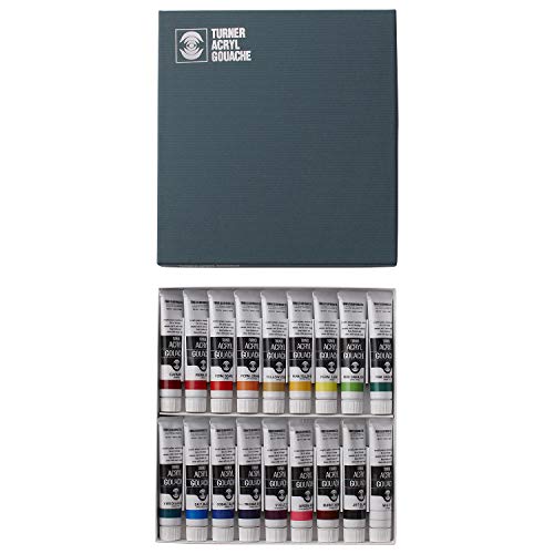 ターナー色彩(Turner Color) アクリルガッシュ 18色セット AG02018C 20ml(6号)
