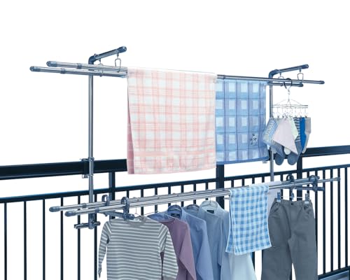 マルチ/物干し台のみ/DB-502・パッケージ個数:1・取付範囲:丸手すり Φ50~100まで、角手すり W50~100XD100XH30・下段は竿を掛けたまま収納可能・格子手すりへしっかり取り付け可能。・物干し竿はつきません。商品紹介 子手すり取付用。使い方も簡単で便利です 格子手すりへしっかり取り付け2段式で干し能力抜群下段は竿を掛けたままの収納アーム必ず手摺より内側に取り付けてください。ものほし竿等が落ちると非常に危険です。丸手すり：直径50〜100mmまで角手すり：直径30X50〜100X100mmまでとなります。格子の間隔は：160mmまでとなります。 商品サイズ(約) 使用時:高さ107×幅6×奥行65cmカラー:ステン&ロイヤルグレーメタリック 商品 重量(約):2.6kg 本体 ステンレスパイプ:φ29.4mm 部 品 成型部品:PP樹脂・ABS樹脂 ネジ類:ステンレス・鉄(メッキ) 1．製品使用は改良のため予告なく変更することがあります。2．製品の色調は印刷のため多少実物と異なる場合があります。 Amazonより ●格子手すりへしっかり取付可能 ●2段式で干し能力抜群 ●下段は竿を掛けたまま収納可能