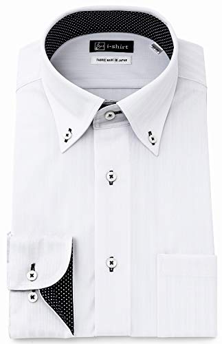 樂天商城 - [i-Shirt(アイシャツ)]i-shirt 完全ノーアイロン ストレッチ 速乾 レギュラーフィット 長袖 アイシャツ ワイシャツ メンズ メ