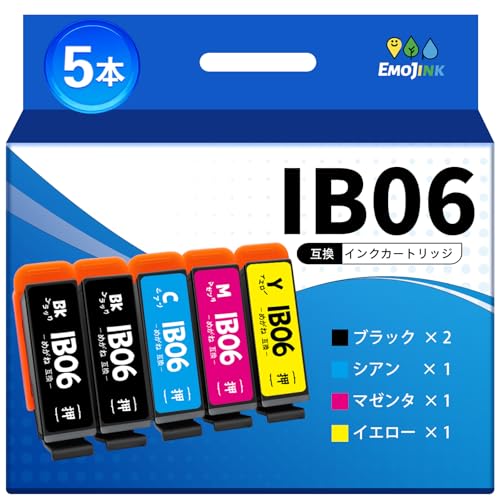 樂天商城 - Emojink IB06CL5A メガネ エプソン用 IB06 純正と併用可能 互換 インク EPSON対応 PX-S5010 PX-S5010