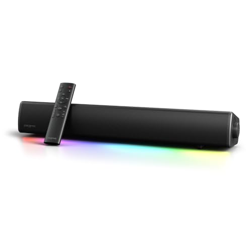 Sound Blaster GS5 LEDライティング 広がりのあるサウンド 60Wピーク BT/光入力/アナログ入力 リモコン付き PC ゲー