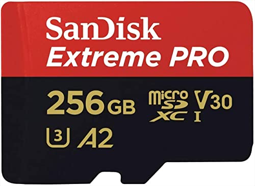 赤みがかった茶色/-/SDSQXCD-256G-GN6MA・パッケージ個数:1容量: 256GB ・読取り速度: 最大 200MB/秒 ・書込み速度: 最大 140MB/秒 ・スピードクラス: C10 U3 V30 A2 ・カードタイプ: microSDXC ・SDアダプタ：あり ・外形寸法：1.02mm x 14.99mm x 10.92mm ・互換性：microSDXC またはmicroSDXC UHS-Iに対応した機器で使用可能。