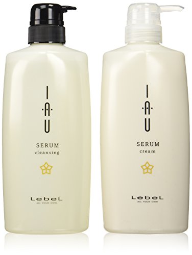 ルベル イオ セラム クレンジング シャンプー 600mL & クリーム トリートメント 600mL セット Lebel iau SERUM
