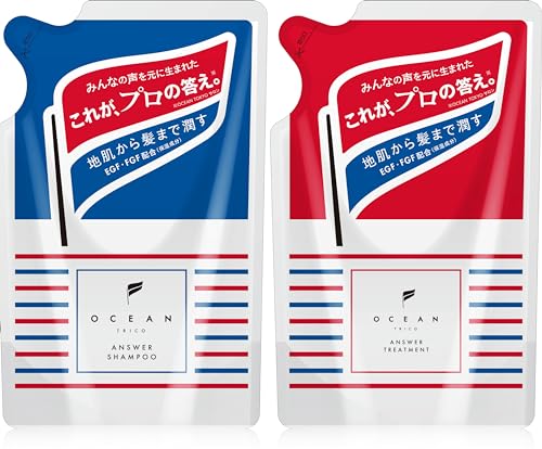 樂天商城 - AQUA NOA オーシャントリコ シャンプー トリートメント 詰替えセット 各350ml アンサーシャンプー アンサートリートメント