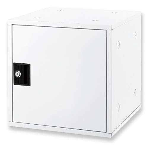 アスカ ミニロッカー 組立式ボックス シューズ対応 SB800W スタッキング可 下駄箱 ...