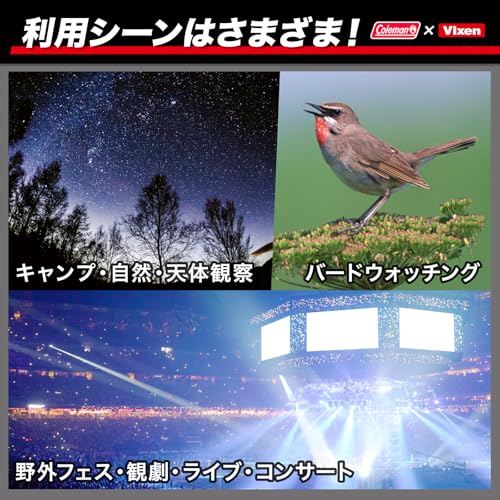 ビクセン(Vixen) 双眼鏡 Coleman コールマン M8×21 ブラック 14573-7