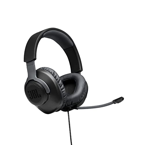 JBL FREE WFH ヘッドセット オーバーイヤー 脱着式マイク 軽量 ミュート機能付 テレワーク WEB会議 有線 3.5mm 40mmド