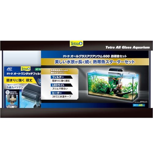 樂天商城 - Tetra テトラ オールグラスアクアリウム600 熱帯魚セット 水槽 アクアリウム 熱帯魚 メダカ 金魚 ヒーター