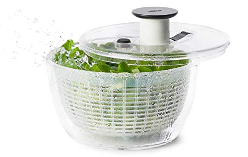 樂天商城 - OXO オクソー サラダスピナー 野菜水切り器 小 丸型 2~3人分 一人暮らし 20.5×20.5×12cm 食器洗い乾燥機(低温設定)可