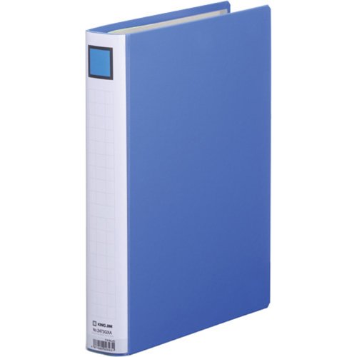 樂天商城 - キングジム キングファイル スーパードッチ P2473GXAアオ-10 10冊パック A4 青