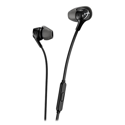 HyperX Cloud Earbuds 2有線 ゲーミングイヤホン ブラック インラインマイク Nintendo Switch メーカー 2年