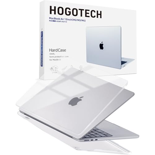 HOGOTECH ケース【MacBook Air 13インチ 対応 M4 M3 M2】2025 2024 2022 カバー クリアカバー A32