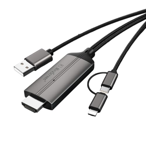 iPhone用の おでかけセレクト 【挿すだけ】 スマホ テレビ 接続 ケーブル アンドロイド 接続ケーブル USB Type-C to HDM
