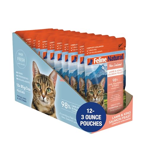 Feline Natural(�ե����饤��ʥ�����) �ץ�ߥ���ѥ��� ����åȥա��� ���&���󥰥������ 85g ��12�ޥ��åȡ�