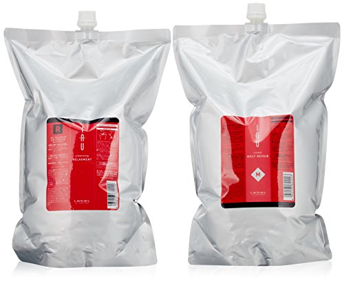 ルベル IAU イオ クレンジング リラックスメント(シャンプー)2500ml&イオ クリーム メルトリペア トリートメント2500ml 詰め替