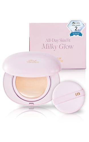 Milk Touch ミルクタッチ オールデイスキンフィット ミルキーグロウクッション03 Natural Beige SPF50+ PA+++