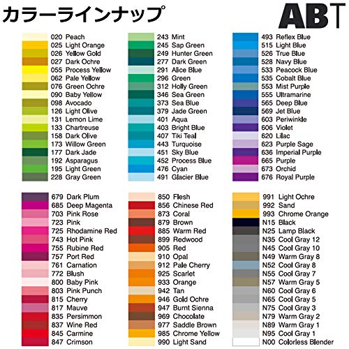 �ȥ��(Tombow) ��ɮ ɮ�ڥ� �ǥ奢��֥�å���ڥ� ABT ��108�����å�