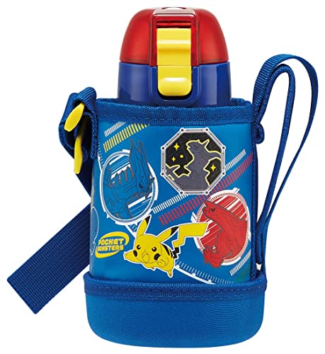 樂天商城 - スケーター(Skater) 水筒 400ml ステンレス ポケットモンスター 子供用 カバー付き KSTCH4-A