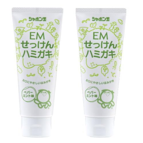 樂天商城 - シャボン玉石けん EMせっけんハミガキ 140g×2個