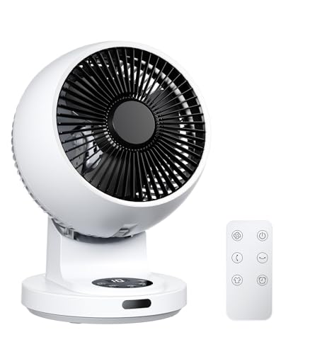 サーキュレーター【360°強風(花粉の換気、梅雨干し、冬夏節電)】DCモーター 上下左右 首振り 静音 1-12時間入/切タイマー 11段階風量