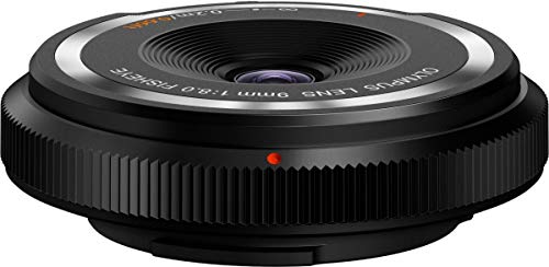 樂天商城 - OLYMPUS ミラーレス一眼 9mm f8 フィッシュアイ ボディキャップレンズ ブラック BCL-0980 BLK
