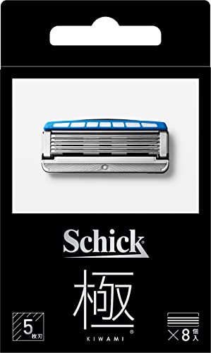 Schick(シック) 極 KIWAMI 5枚刃 替刃(8コ入) 髭剃り カミソリ