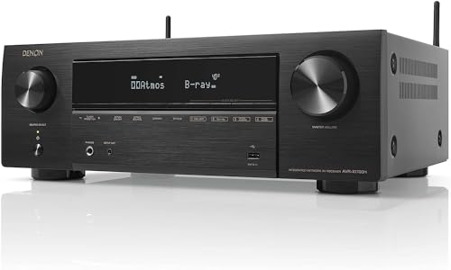 デノン Denon AVR-X1700H AVサラウンドレシーバー 7.2ch 8K Ultra HD、HDR10+、eARC対応/ブラック A